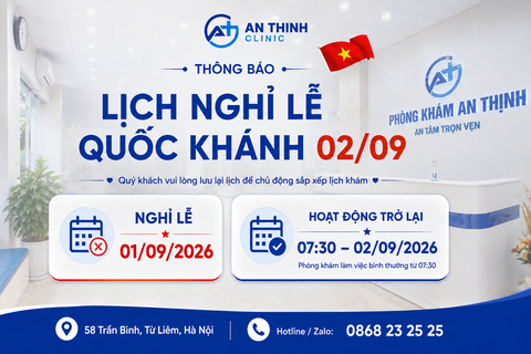THÔNG BÁO LỊCH NGHỈ LỄ QUỐC KHÁNH 02/09