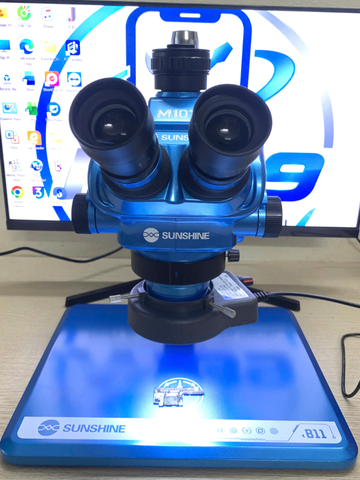 Kính hiển vi SUNSHINE M10T-B11 Zoom 0.65X-5.5X góc quan sát 30°