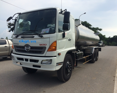 Ô tô xi téc chở dầu ăn HINO FL8JTSA 6x2/CKGT-XTDA