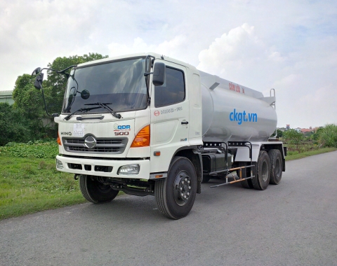 Ô tô xi téc chở axit sulfuric HINO FM8JNSA 6x4/ CKGT- XTAX