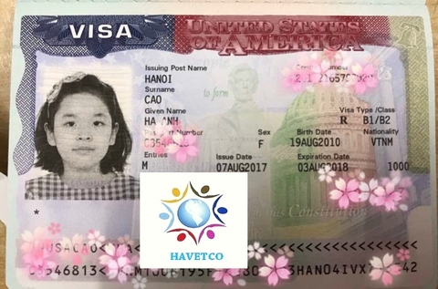 CHÚC MỪNG CHÁU CAO HÀ ANH ĐẠT VISA MỸ