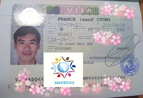 Chúc mừng em Đỗ Ngọc Hoàng Anh đạt visa du học Pháp