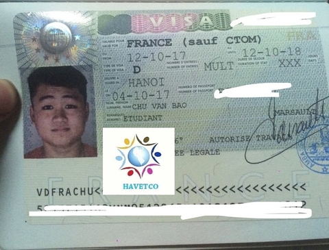 CHÚC MỪNG EM CHU VĂN BẢO ĐẠT VISA DU HỌC PHÁP