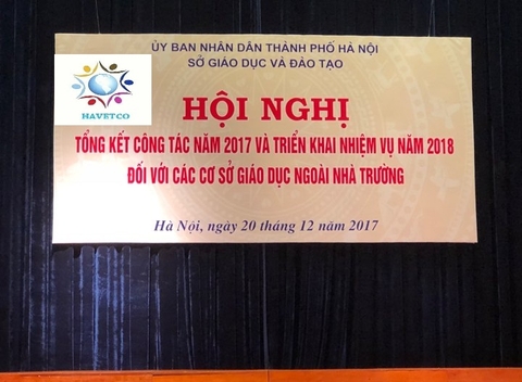 HỘI NGHỊ TỔNG KẾT CÔNG TÁC NĂM 2017 VỚI CÁC CƠ SỞ GIÁO DỤC NGOÀI NHÀ TRƯỜNG