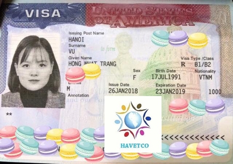 MỪNG EM VŨ HỒNG NHẬT TRANG NHẬN VISA MỸ