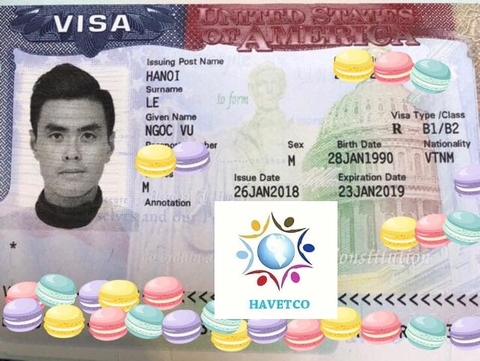 CHÚC MỪNG EM LÊ NGỌC VŨ NHẬN VISA MỸ