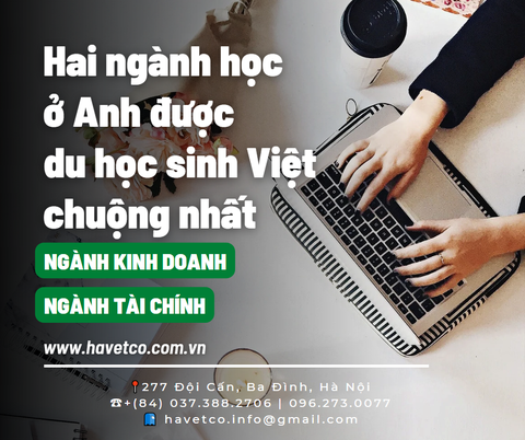 Hai ngành học ở Anh được du học sinh Việt chuộng nhất