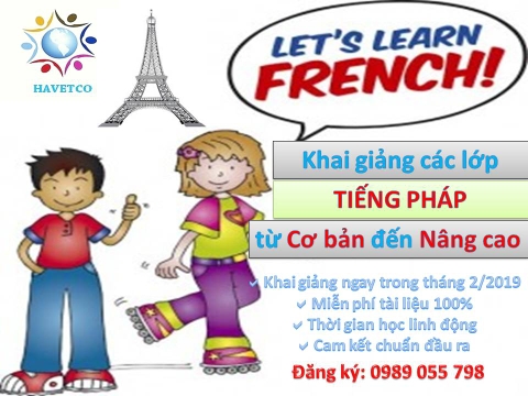 KHAI GIẢNG LỚP TIẾNG PHÁP THÁNG 02/2019