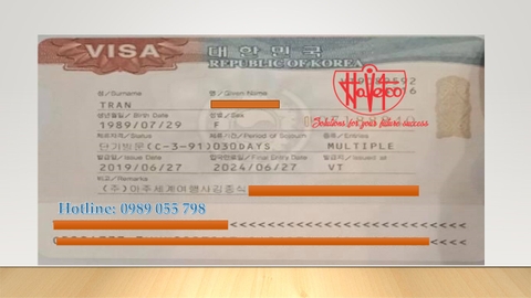 Chúc mừng Visa Hàn Multi 5 năm cho chị khách Trần Hương Ly