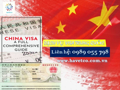 HƯỚNG DẪN THỦ TỤC XIN VISA TRUNG QUỐC