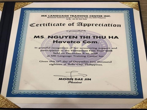 Đại diện HAVETCO đến thăm và làm việc cùng trường MK English Centre