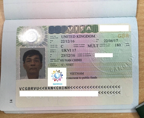 Chúc mừng Chú VŨ VĂN CHÍNH và Cô TRẦN THỊ THANH nhận VISA thăm con du học tại Anh quốc