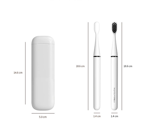 BÀN CHẢI ĐIỆN SIÊU NHỎ MIPOW (USA) I3-PLUS ULTRASONIC TOOTHBRUSH TRAVEL EDITION CI-900-T1