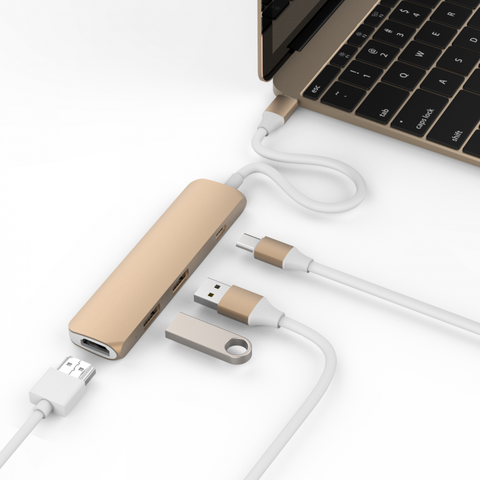 CỔNG CHUYỂN HYPERDRIVE HDMI 4K USB-C HUB