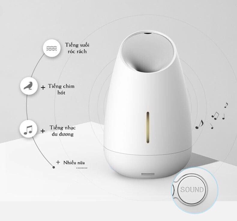 MÁY XÔNG TINH DẦU MIPOW VASO 2.0 AROMA CÔNG NGHỆ ÂM THANH THƯ GIÃN