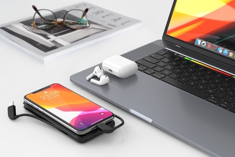 SẠC DỰ PHÒNG HYPERJUICE LIGHTNING + USB-C 18W 10000MAH  (ĐẦU TIÊN TRÊN THẾ GIỚI)