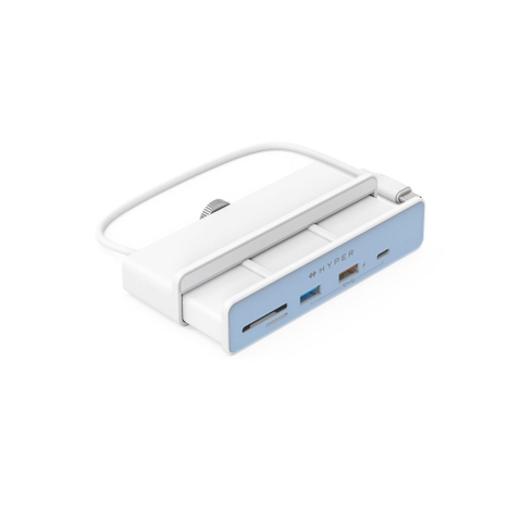 CỔNG CHUYỂN CHUYÊN DỤNG IMAC 24″ HYPERDIVE HDMI 4K60HZ 6-IN-1 USB-C HUB HD34A8 (KÈM 7 MIẾNG DÁN THEO MÀU IMAC 24″)