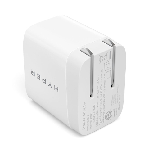 SẠC NHANH 20W HYPERJUICE 2 CỔNG CHARGER SMALL SIZE HJ205