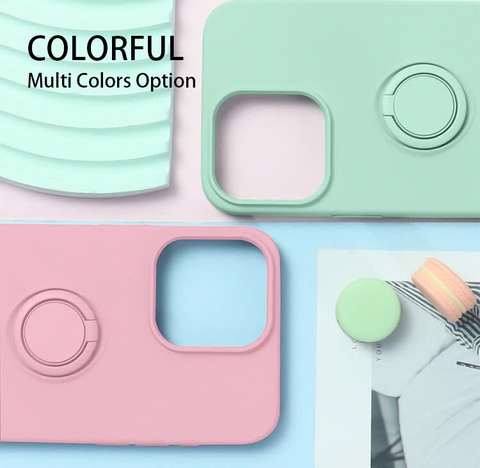 ỐP LƯNG MIPOW IPHONE 15 PRO MAX RING STAND TPU LEATHER