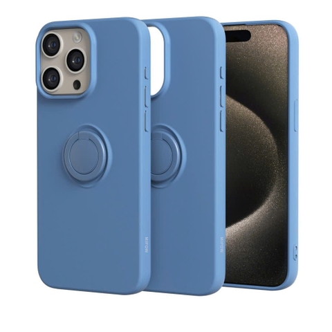 ỐP LƯNG MIPOW IPHONE 15 PRO MAX RING STAND TPU LEATHER