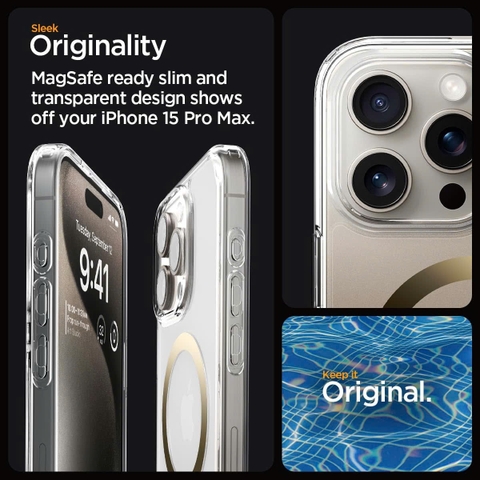 Ốp lưng Spigen Ultra Hybrid MagFit iPhone 15 Pro Max (2023)