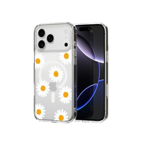 Ốp Lưng Magsafe Mipow Kingbull ViralX iPhone 17 Pro Max White Daisy