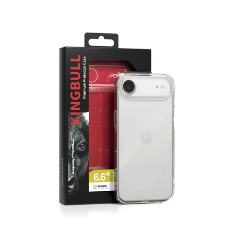 Ốp Lưng Mipow Kingbull Tempered Glass Transprent iPhone 17 Series 2025