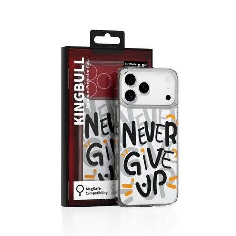 Ốp Lưng Magsafe Mipow Kingbull ViralX iPhone 17 Pro Max 2025 Never Give Up