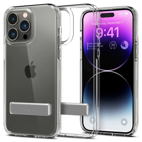 ỐP LƯNG IPHONE 14 PROMAX SPIGEN ULTRA HYBRID S CRYSTAL CLEAR