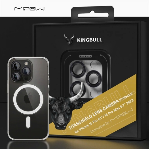 LENS CAMERA MIPOW KINGBULL TITANSHIELD PROTECTOR IPHONE 15 PRO/ 15 PROMAX