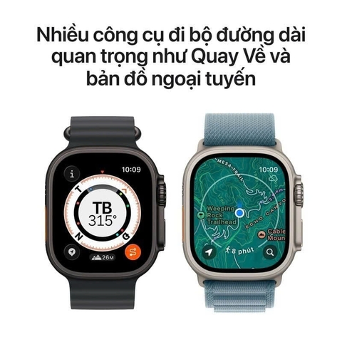 Apple Watch Ultra 3 ( GPS + Cellular ) - Mặt Black Titanium 49mm - Dây Milanese Loop