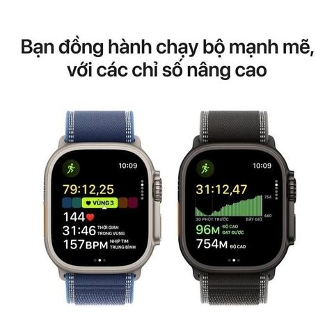 Apple Watch Ultra 3 ( GPS + Cellular ) - Mặt Natural Titanium 49mm - Dây Trail Loop