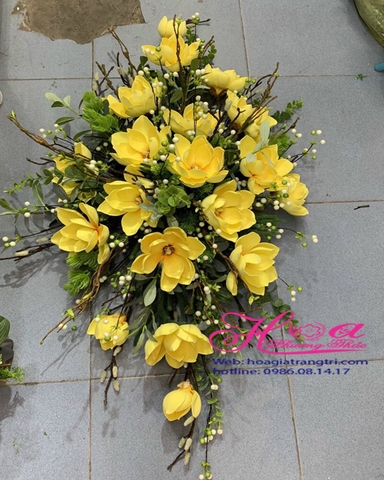 Hoa hội nghị-Hoa trang trí bàn họp mẫu 69