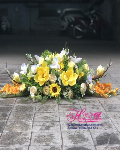 Hoa hội nghị-Hoa để bàn đại biểu mẫu 68