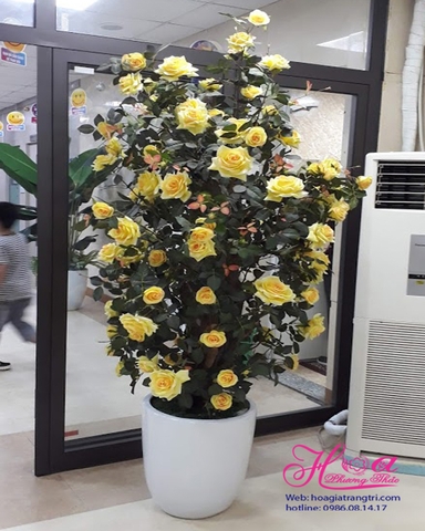 Cây hồng giả, cây giả đẹp như thật
