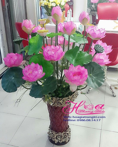 Bình hoa sen HCB285