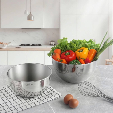 Set 2 thố inox GKÖCH MYDH0607 (KT 20cm & 24cm)