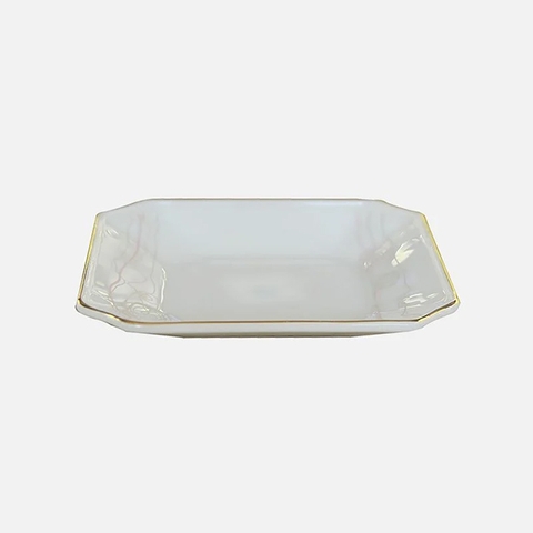 Đĩa vuông Opal Dây huyền bí 20cm - 450PLD