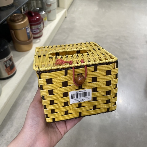 Hộp giấy vuông giả mây bé 12x12