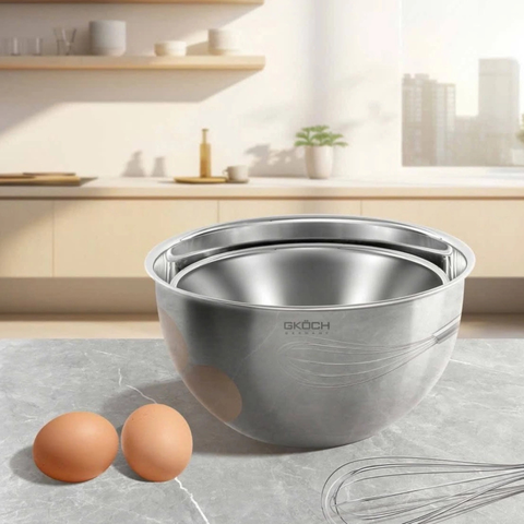 Set 2 thố inox GKÖCH MYDH0607 (kích thước 20cm & 24cm)