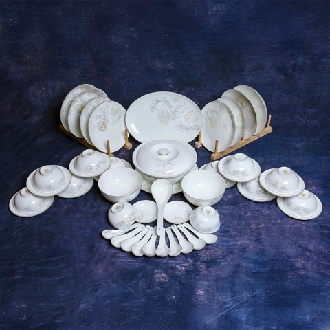 Bộ đồ ăn Sứ Xương 48 món 48784