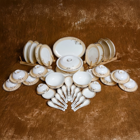 Bộ đồ ăn sứ xương 48 món 485901