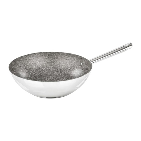 Chảo Barazzoni Wok Rocciosa Pro-Steel