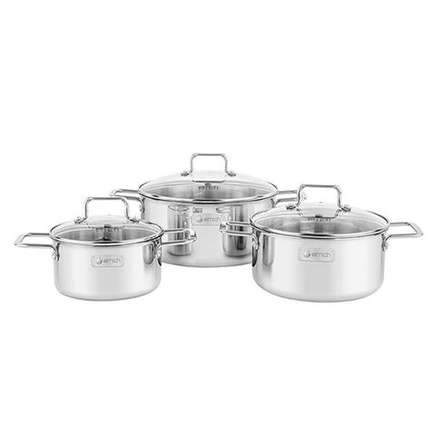 Bộ nồi inox Elmich Trimax XR EL 8074