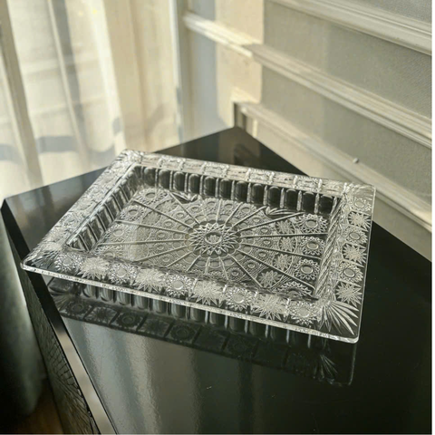Đĩa chữ nhật M57 41cm Crystal Bohemia