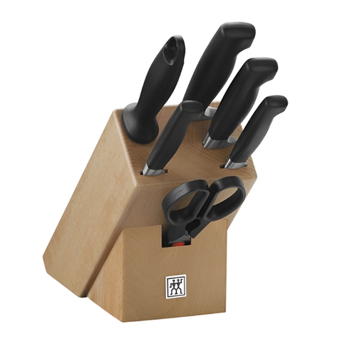 Bộ dao Zwilling Vier Sterne 7 món gỗ sồi