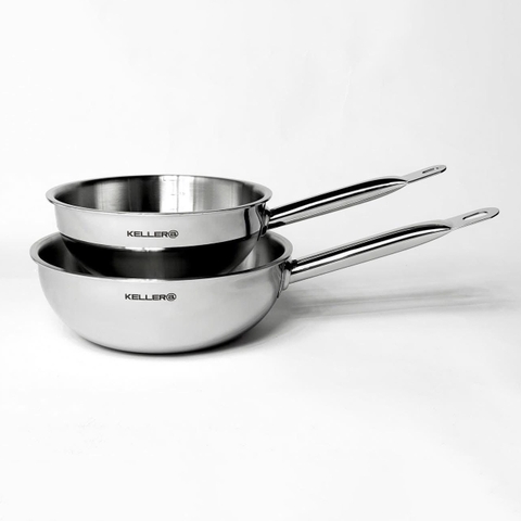 Chảo sâu lòng thép 5 lớp đúc liền Keller