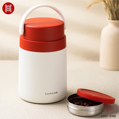 LHC8043RED Hộp giữ nhiệt đựng thức ăn Lock&Lock Handle Food Jar 1L