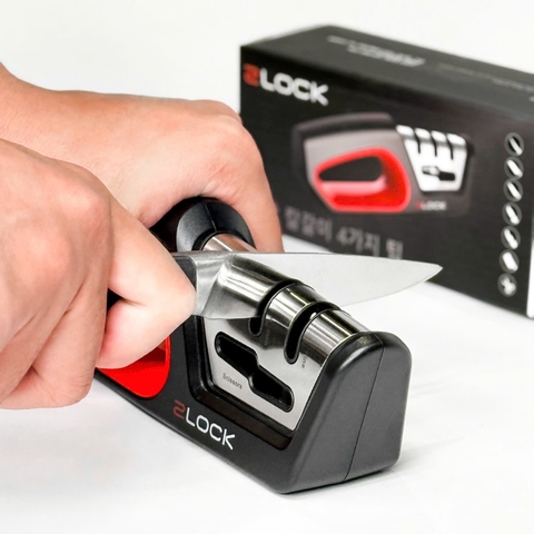 Dụng cụ mài dao/kéo 2 in 1 siêu xịn đẹp 2Lock Korea