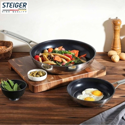 Chảo rán chống dính STEIGER TitanPro